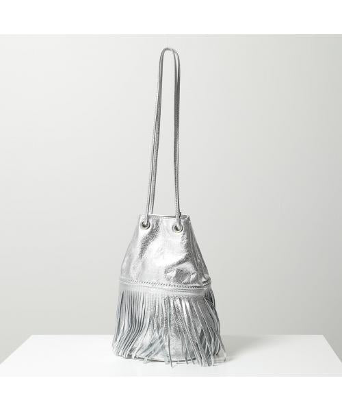 マルコ マージ MARCO MASI MARCO MASI ショルダーバッグ 3013 LAーBAーFR 巾着 フリンジ （SILVER-B01/シルバー） SILVER-B01/シルバー