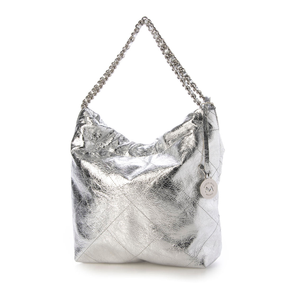 マルコ マージ MARCO MASI チェーンハンドルキルティングバッグ （シルバー） シルバー