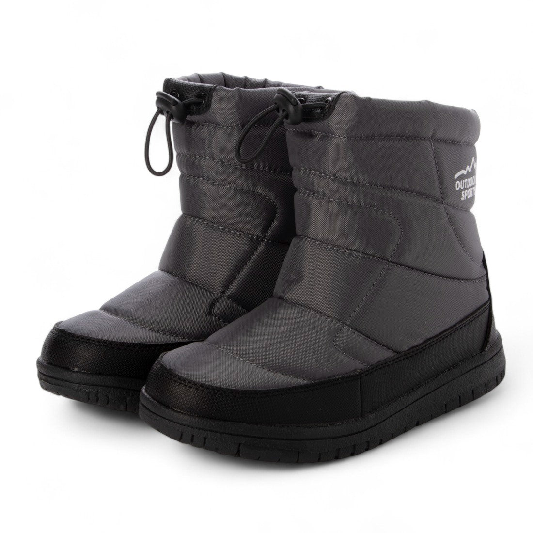 アウトドアスポーツ OUTDOOR SPORTS 【防水・防滑】防水ウィンターブーツ FKR-1153 （グレー） グレー