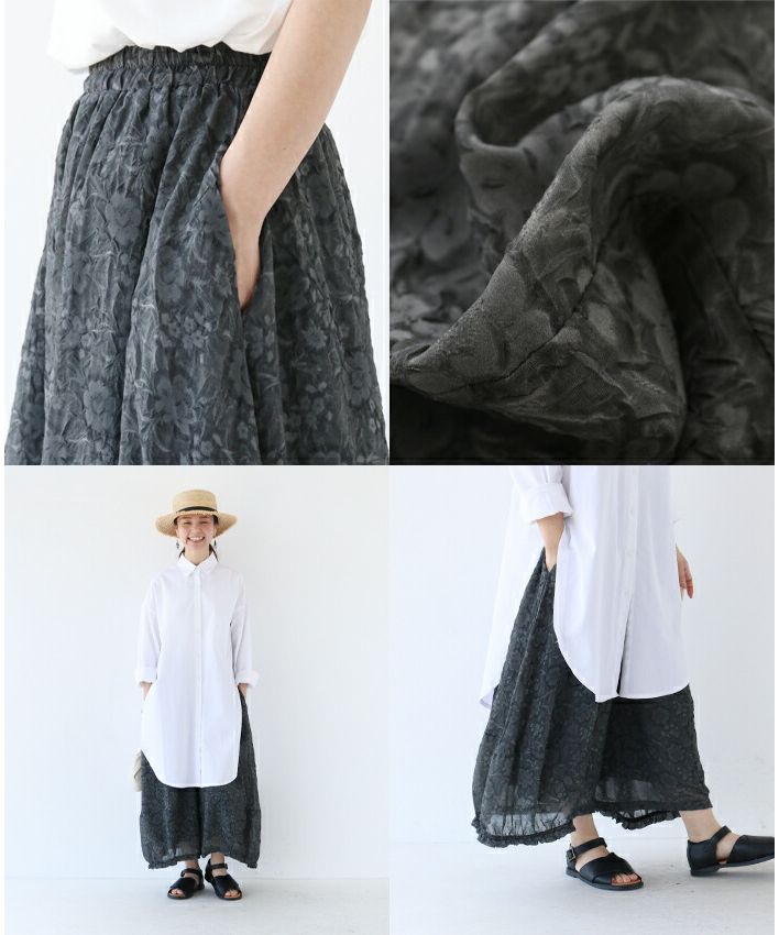 サンポクシェル sanpo kuschel 重ねる美しさ 花バルーンパンツ