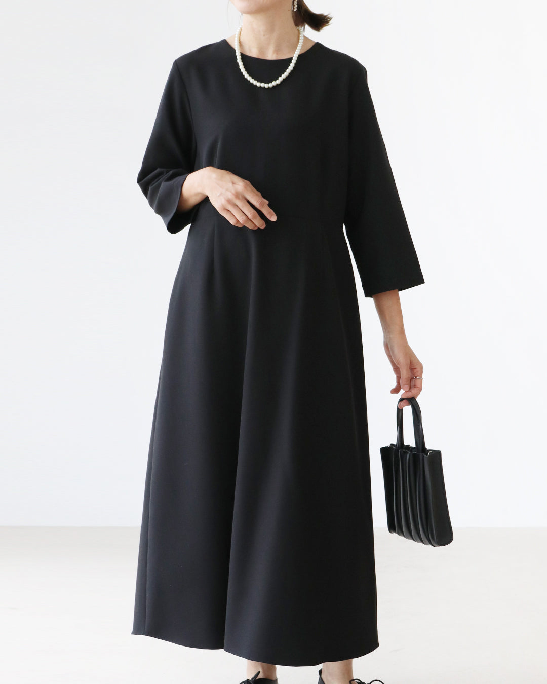 サンポクシェル sanpo kuschel ［形綺麗ワンピース］フォーマルワンピース 卒業 入学 結婚式 セレモニー 卒園 入園 パーティ 二次会 秋冬 オケージョン  黒 ブラック 学校行事 （ブラック） ブラック