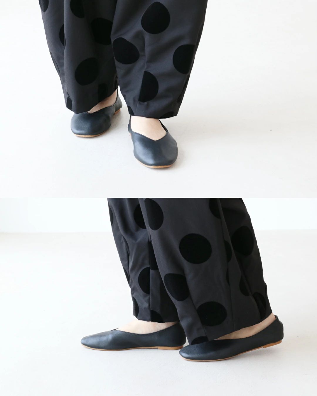 サンポクシェル sanpo kuschel 【上品ドットパンツ】 （ブラック） ブラック