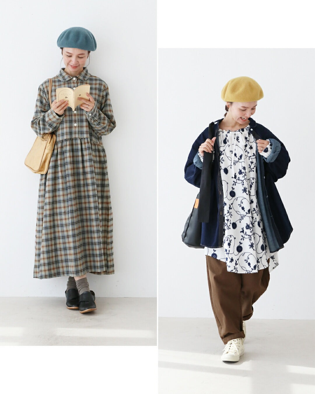 サンポクシェル sanpo kuschel 〈全3色〉かぶるだけでお出かけ準備OK！ベレー帽 （ブルー） ブルー