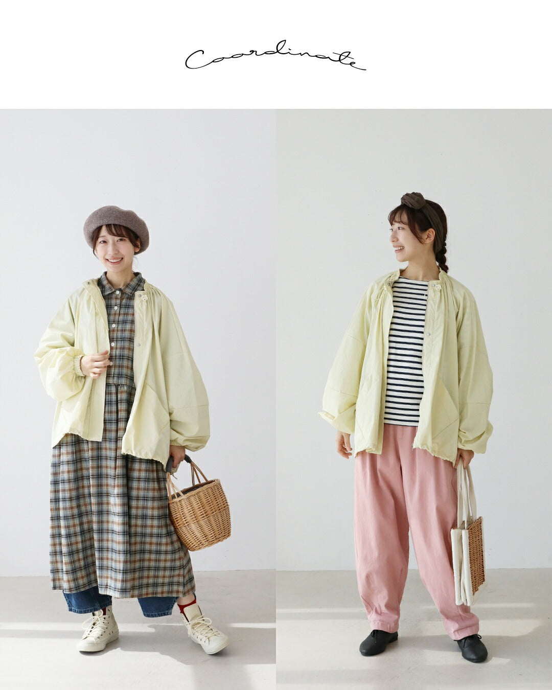 サンポクシェル sanpo kuschel 首元調整デザインお洒落なライトアウター （クリーム） クリーム