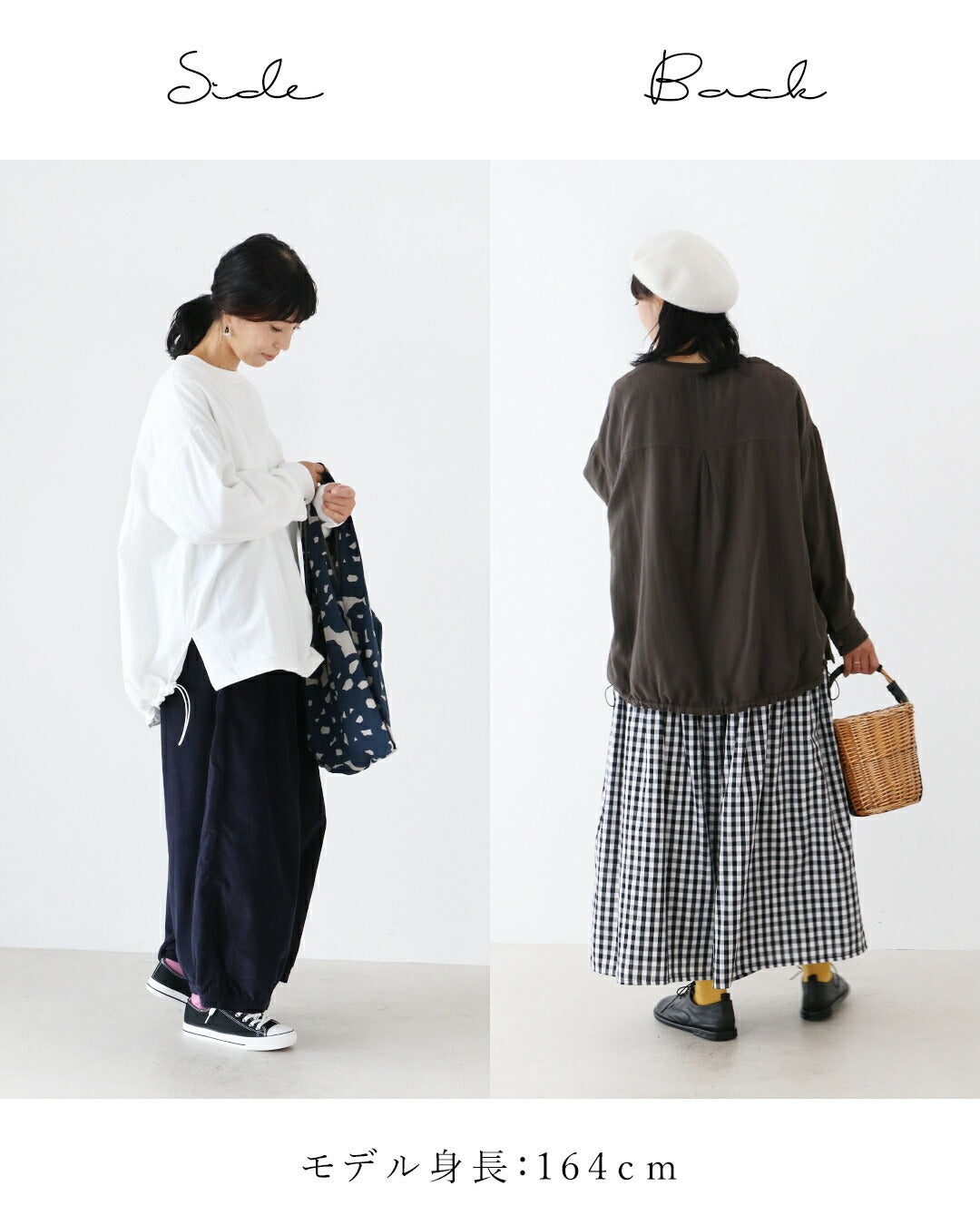 サンポクシェル sanpo kuschel 〈全2色〉季節の変わり目に迷わないトップス （ホワイト） ホワイト