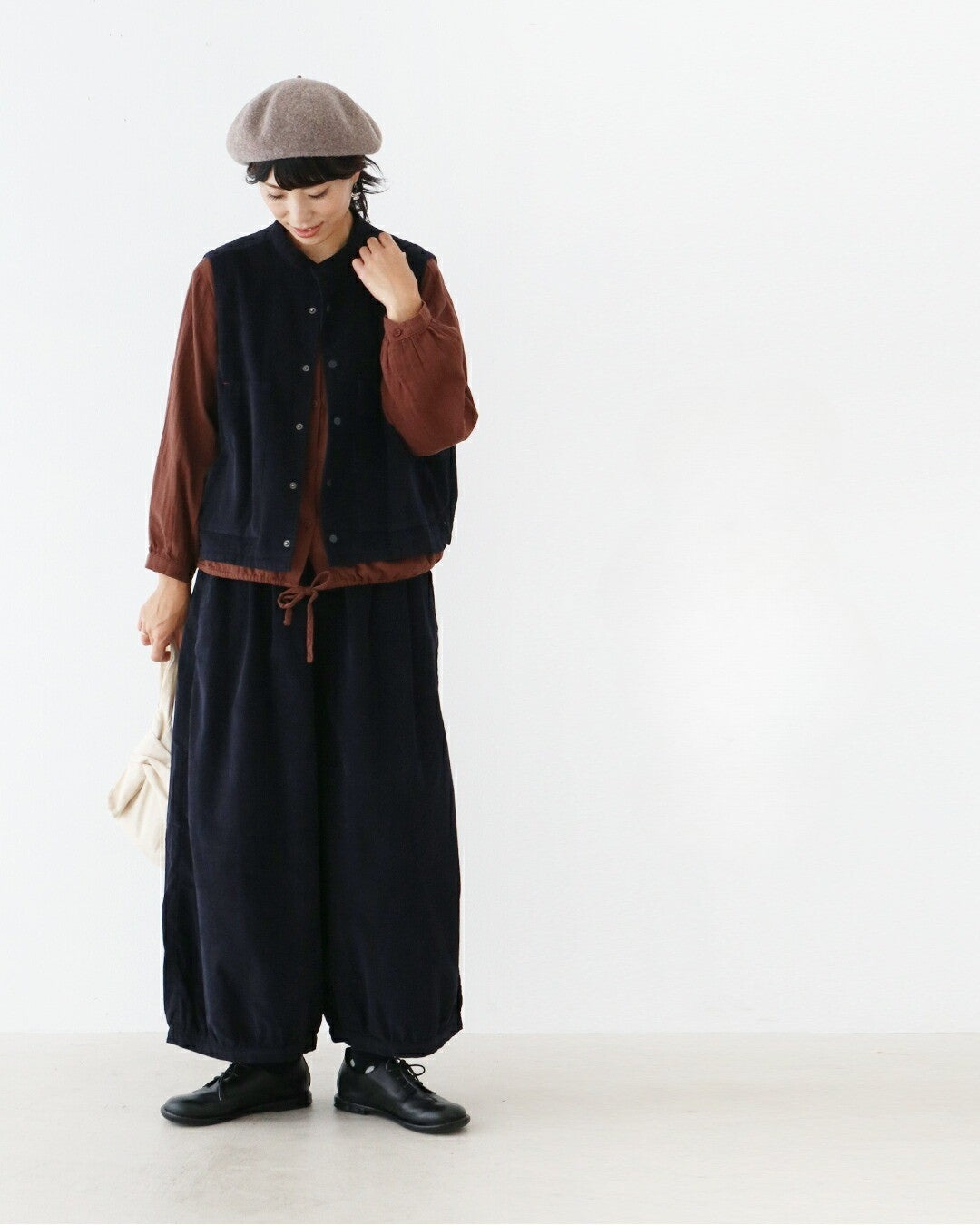 サンポクシェル sanpo kuschel 【set】ベストとパンツのセットアップ （ネイビー） ネイビー