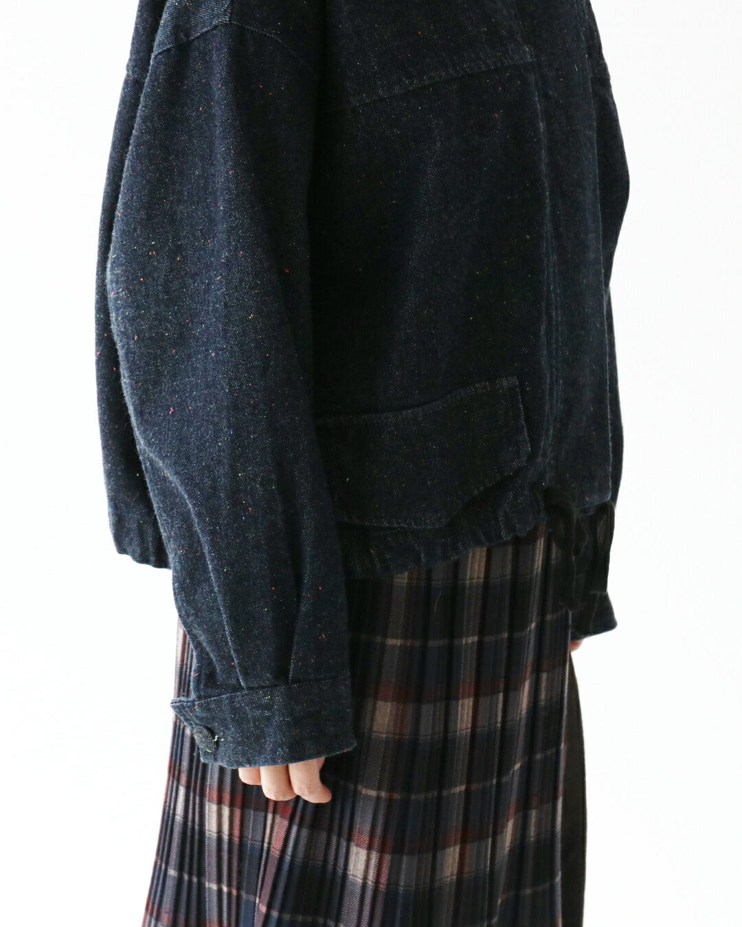 サンポクシェル sanpo kuschel 首まであたたかアウター （ネイビー） ネイビー