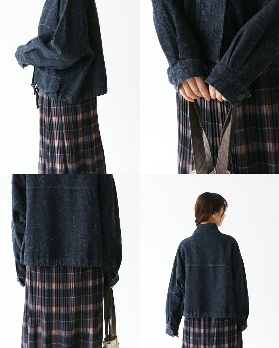 サンポクシェル sanpo kuschel 首まであたたかアウター （ネイビー） ネイビー