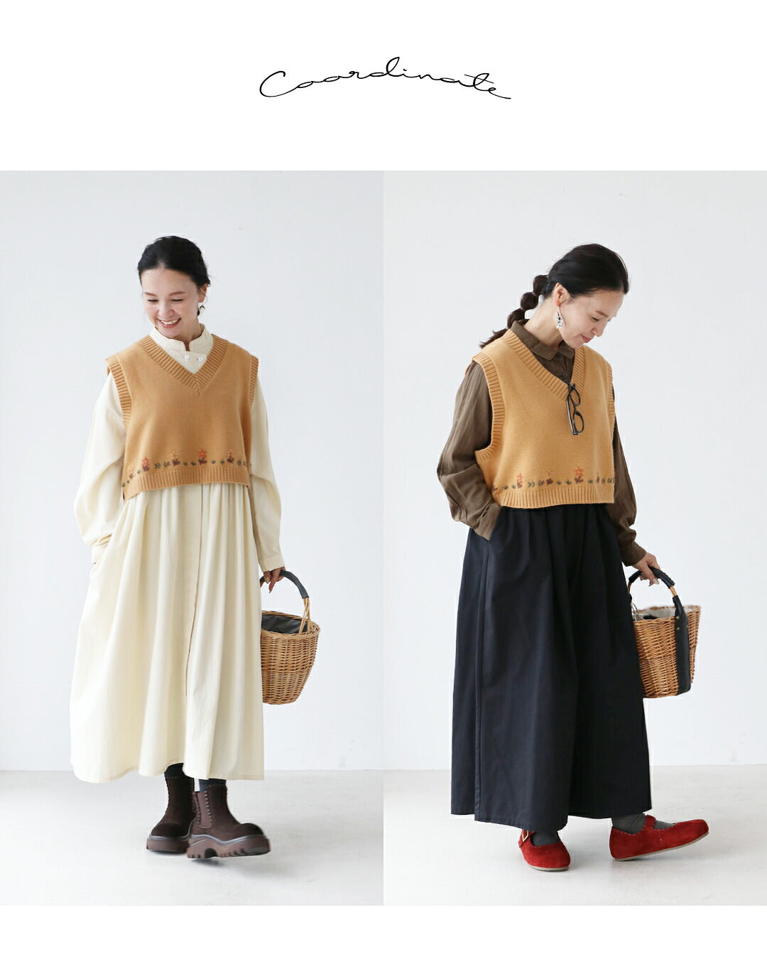 サンポクシェル sanpo kuschel 脚長ベスト （イエロー） イエロー