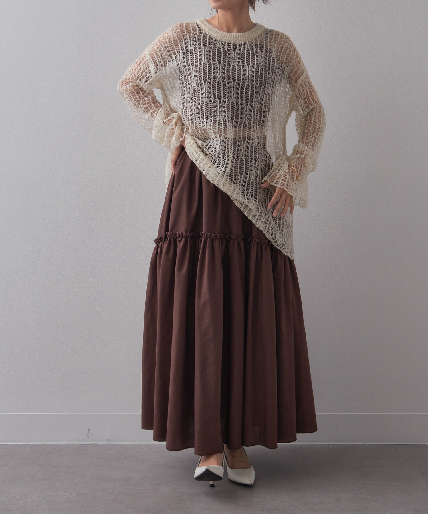 【SETUP7】Frilled Skirt