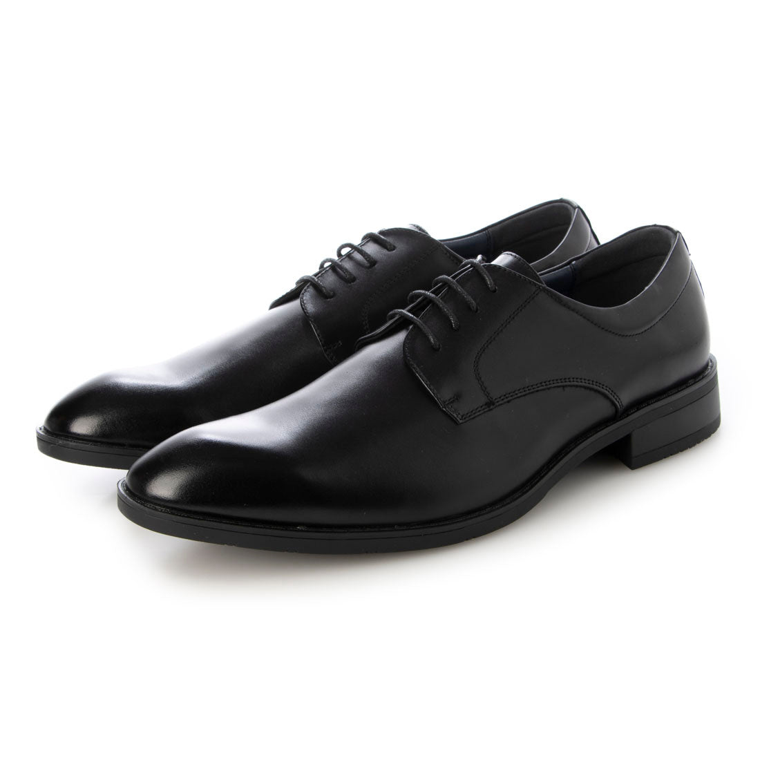 MARIO ROZZETTY Men's Genuine Leather Business Shoes Plain Toe Dress Shoes External Wing Antibacterial Specification Wide Width 3E MR481