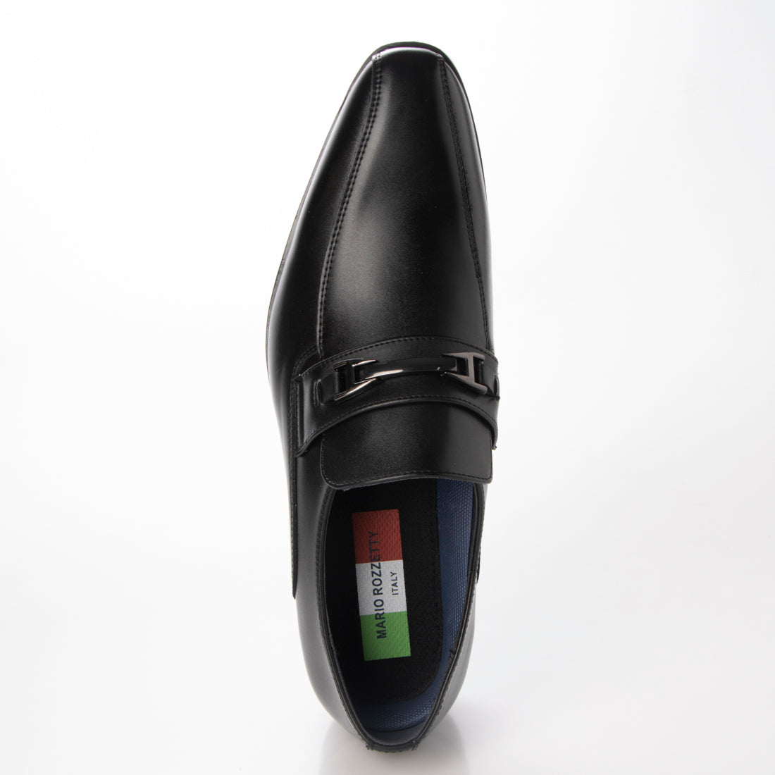 MARIO ROZZETTY Men's Business Shoes, Slip-on, Bit Decoration, Lightweight, Anti-Slip, Antibacterial, 3812