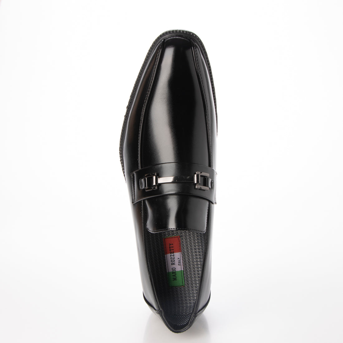 MARIO ROZZETTY Men's slip-on business shoes with bit decoration, rain and snow resistant, all-round, 874