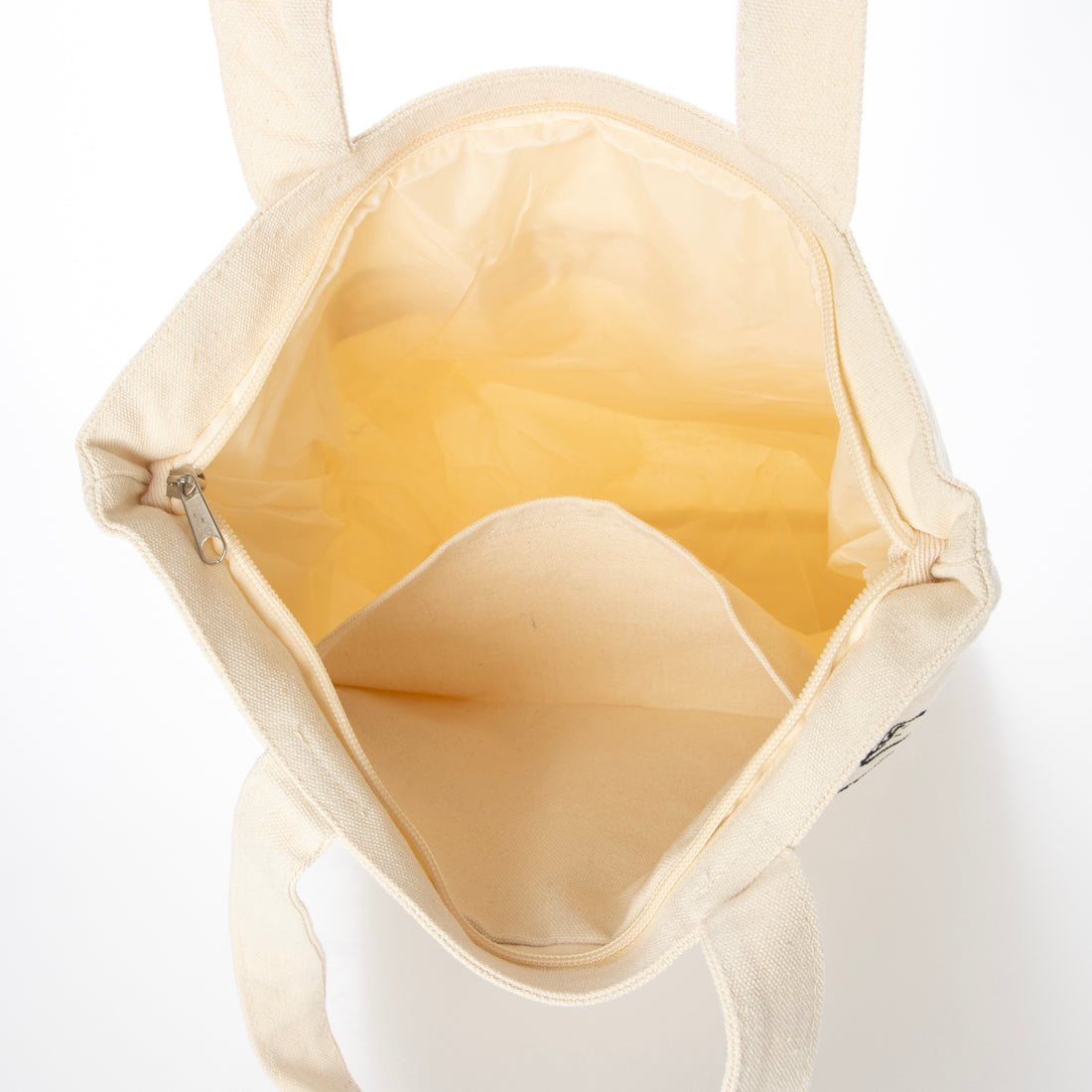 モーヴ mauve [mauve] キャンバス トートバッグ A5対応 薄型 軽量 ファスナー開閉 通勤 通学 普段使い レディース メンズ 男女兼用 手提げバッグ（Cuctas X ブラック） （ホワイト） ホワイト