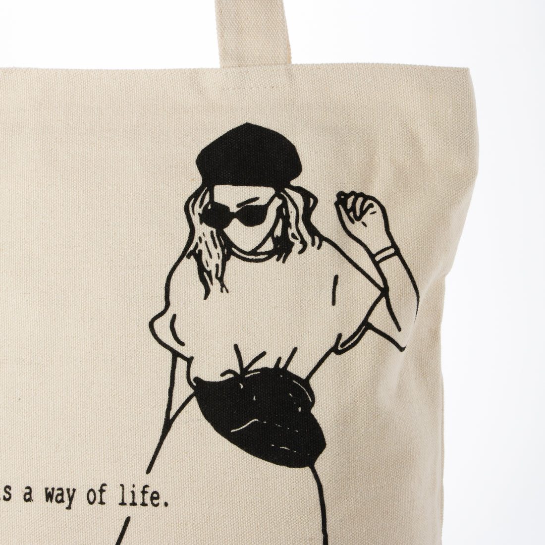 モーヴ mauve [mauve] キャンバス トートバッグ A5対応 薄型 軽量 ファスナー開閉 通勤 通学 普段使い レディース メンズ 男女兼用 手提げバッグ（Cuctas X ブラック） （ホワイト） ホワイト