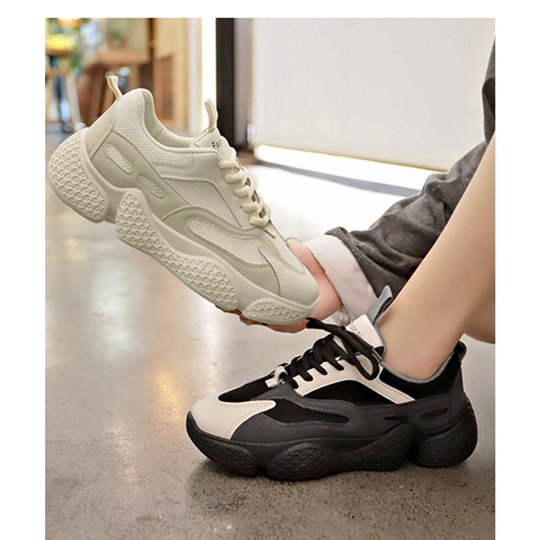 メゾンドラティール maison de LATIR カジュアルスニーカー ミュールパンプス