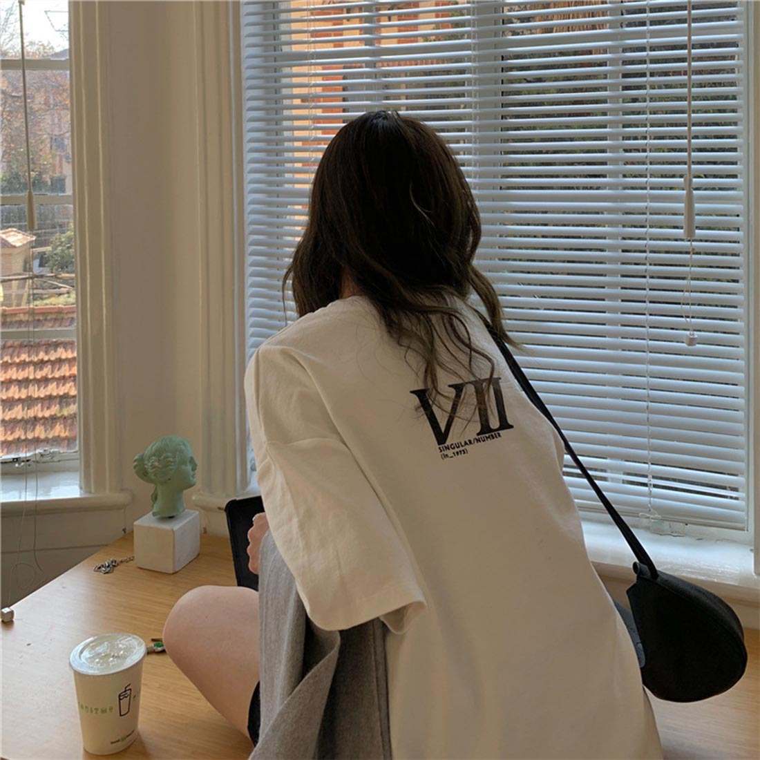 メゾンドラティール maison de LATIR 半袖ロゴTシャツ （ホワイト） ホワイト
