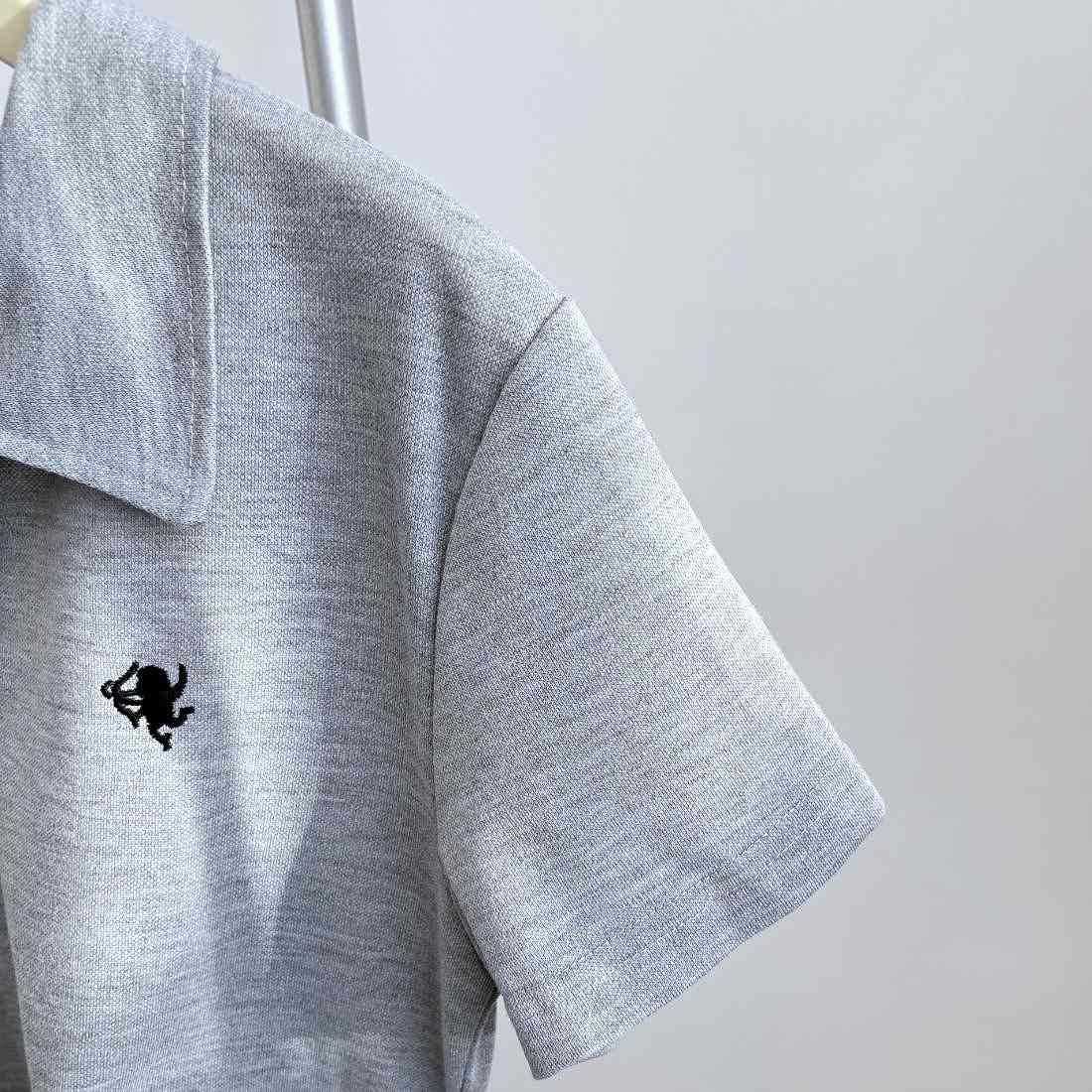 メゾンドラティール maison de LATIR きちんと見えポロシャツワンピース （グレー） グレー