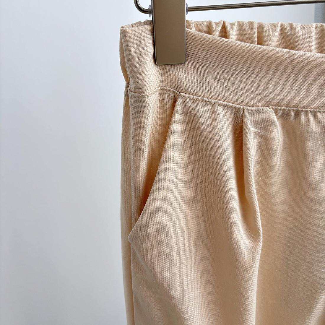 メゾンドラティール maison de LATIR 心地いいイージーパンツ （ホワイト） ホワイト