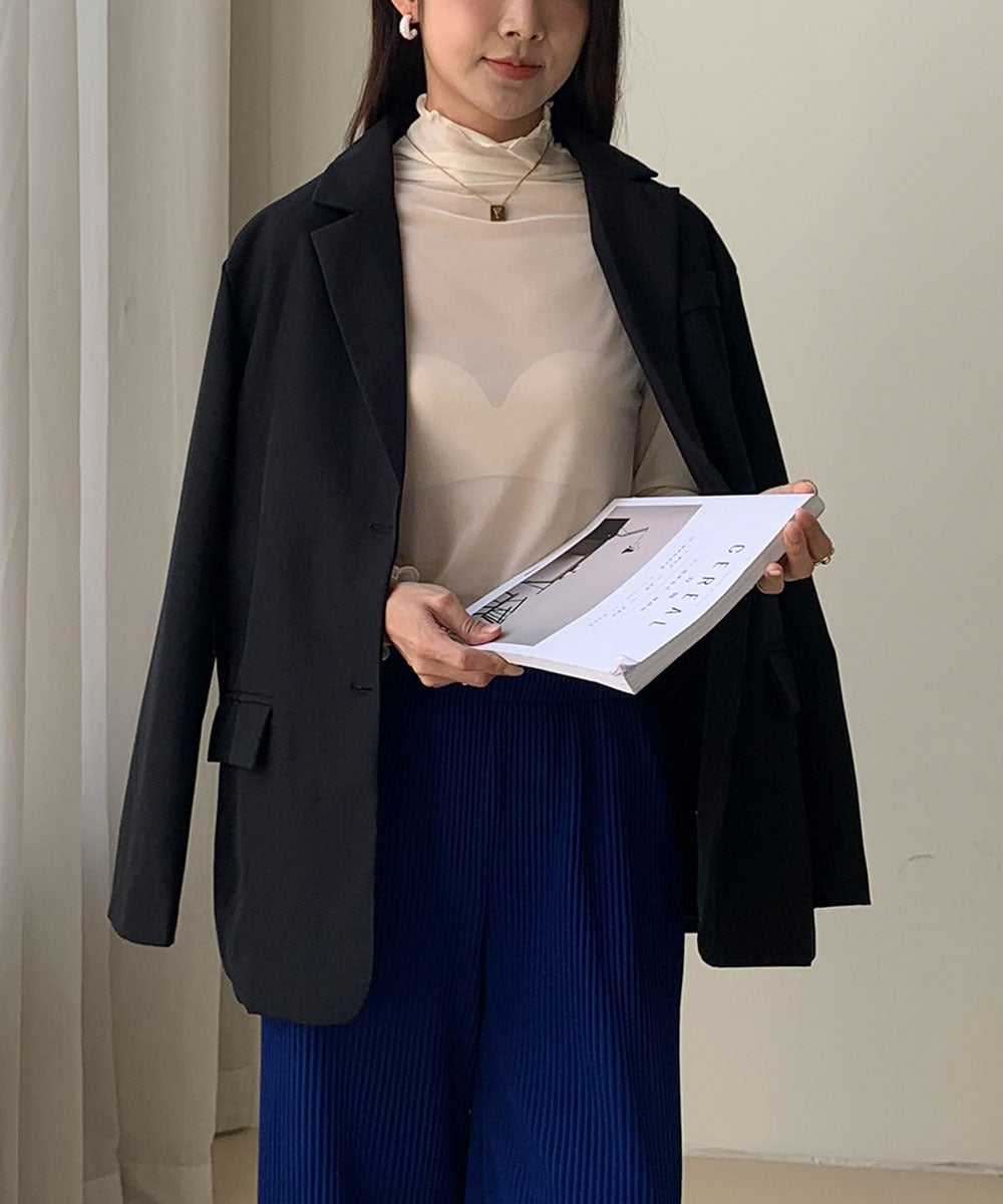 メゾンドラティール maison de LATIR 重ね着用アイテムインナーウェアー シアー素材 （ホワイト） ホワイト