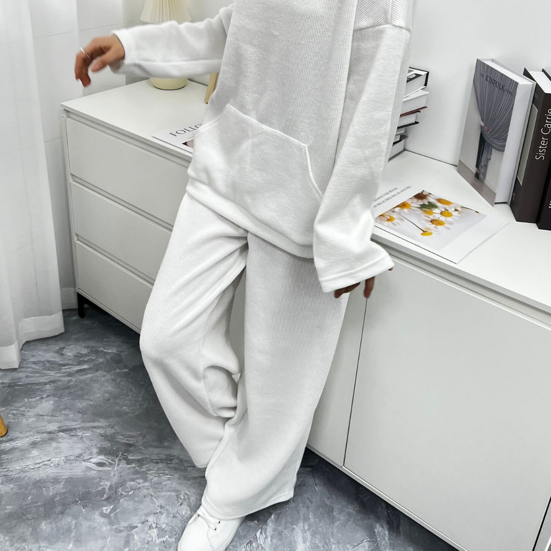 メゾンドラティール maison de LATIR カジュアルセットアップパンツ