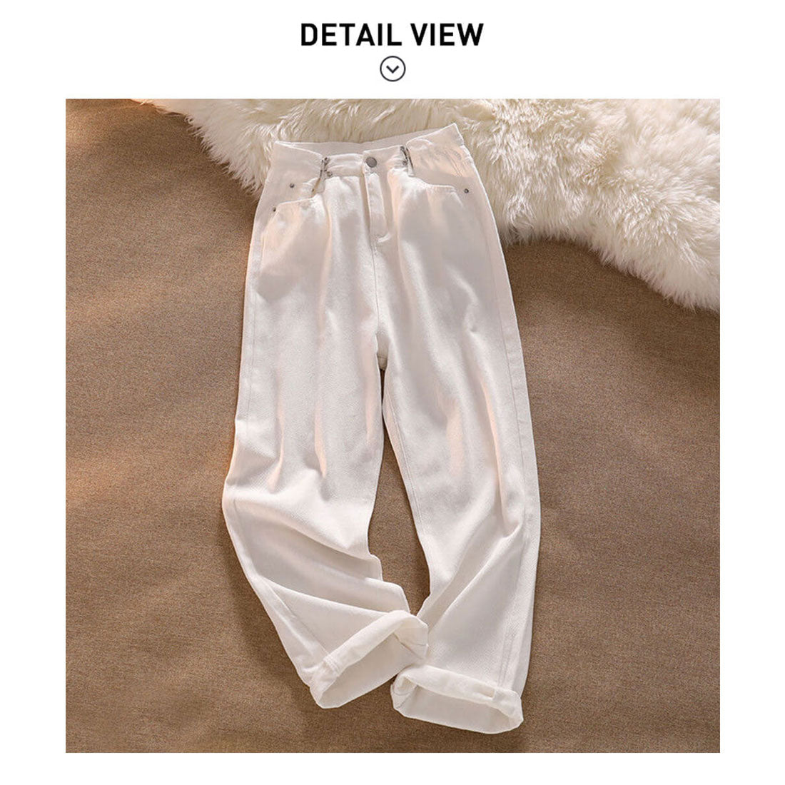 メゾンドラティール maison de LATIR ハイウエストワイドデニムパンツ 韓国