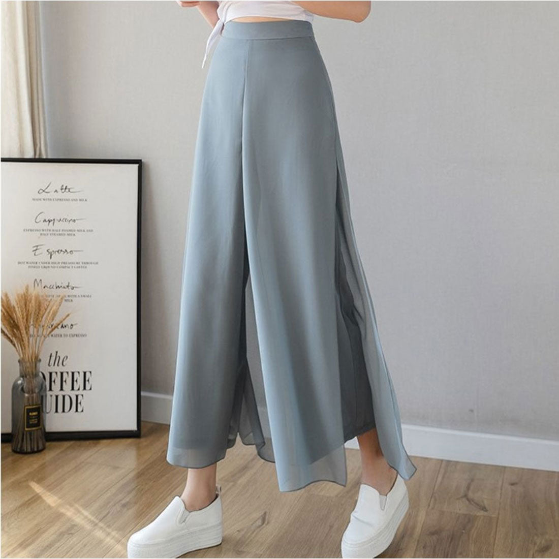 Maison de LATIR Draped wide pants Easy pants