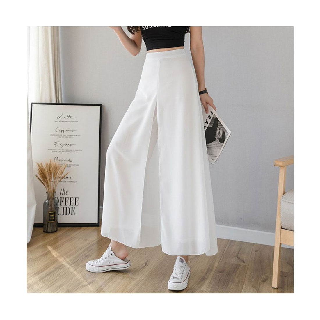 Maison de LATIR Draped wide pants Easy pants