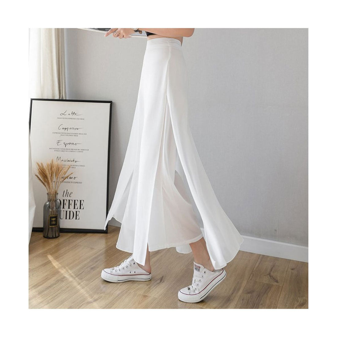 Maison de LATIR Draped wide pants Easy pants