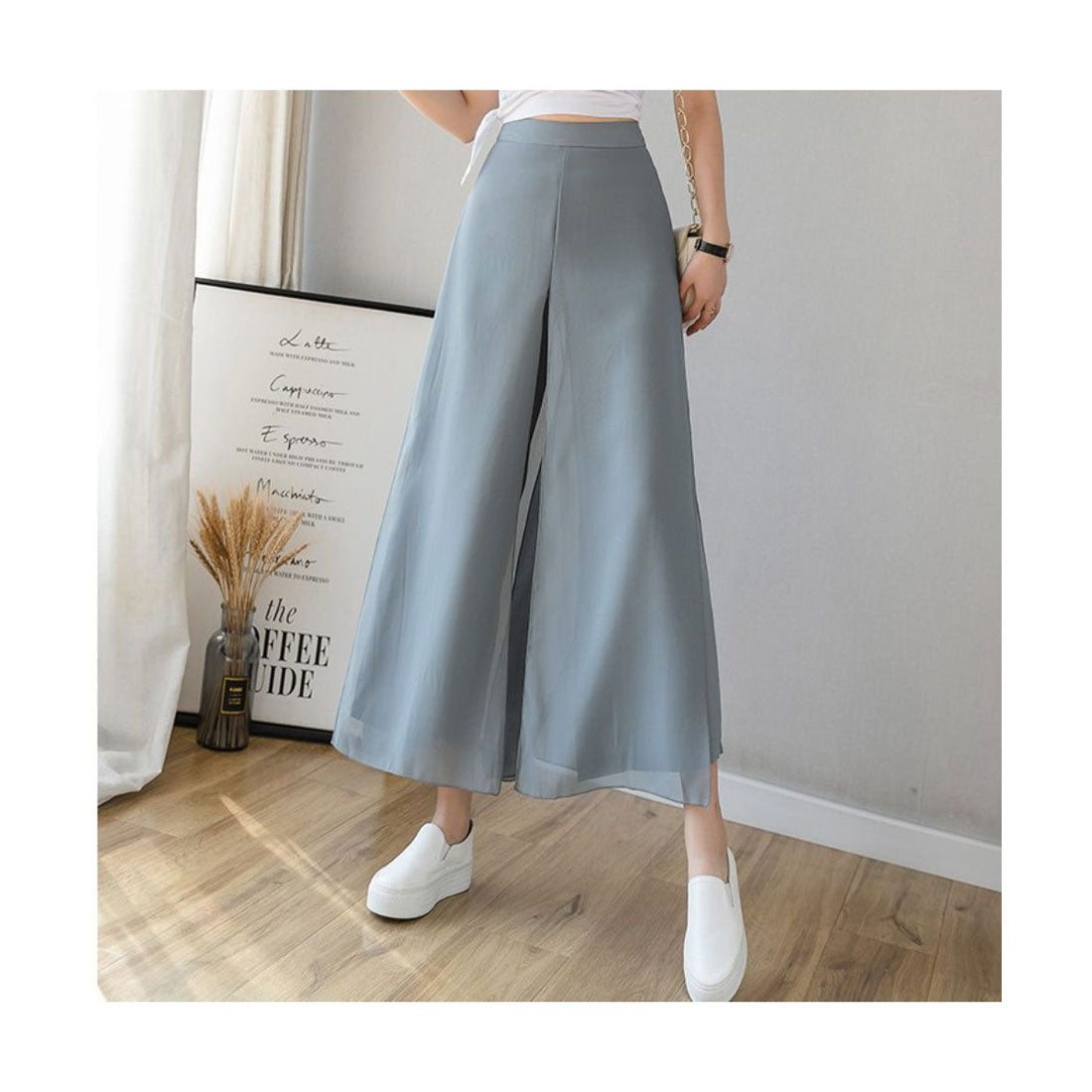 Maison de LATIR Draped wide pants Easy pants