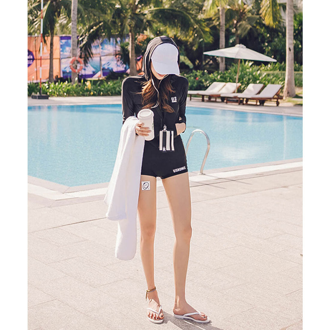 メゾンドラティール maison de LATIR ラッシュガード 水着