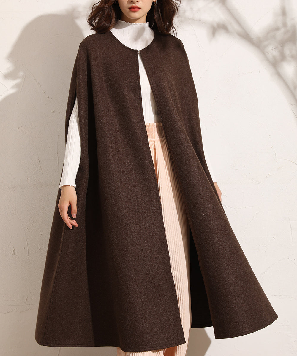 メゾンドラティール maison de LATIR ノースリーブミドル丈コート ベスト・ジレ （ブラウン） ブラウン