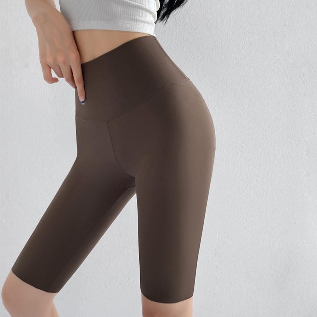 メゾンドラティール maison de LATIR サイクルパンツ フィットネスレギンス【返品不可商品】 （5分ブラウン） 5分ブラウン