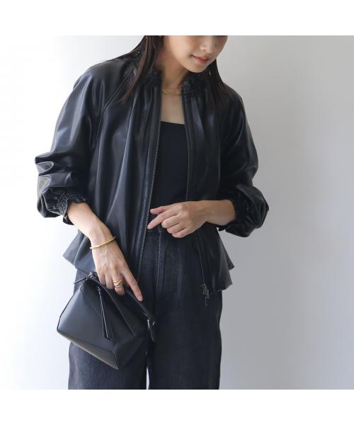 マリリンムーン MARILYN MOON MARILYN MOON ブルゾン soft eco-leather blouson 4253-127 （49/D-BROWN） 49/D-BROWN