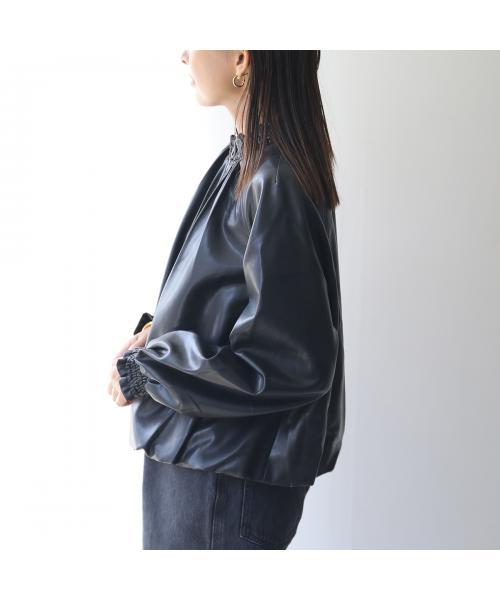 マリリンムーン MARILYN MOON MARILYN MOON ブルゾン soft eco-leather blouson 4253-127 （49/D-BROWN） 49/D-BROWN