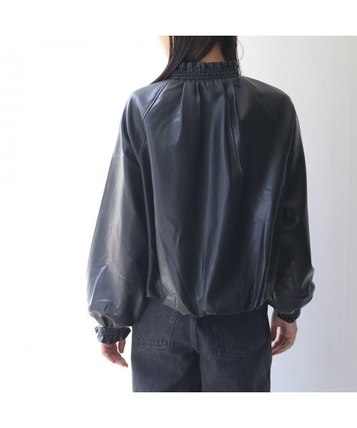 マリリンムーン MARILYN MOON MARILYN MOON ブルゾン soft eco-leather blouson 4253-127 （49/D-BROWN） 49/D-BROWN