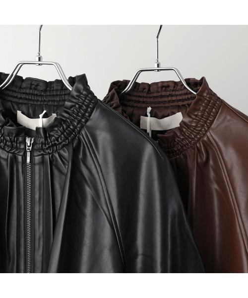 マリリンムーン MARILYN MOON MARILYN MOON ブルゾン soft eco-leather blouson 4253-127 （49/D-BROWN） 49/D-BROWN