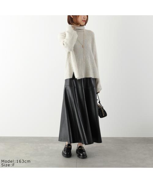 マリリンムーン MARILYN MOON MARILYN MOON スカート soft eco-leather circular skirt （49/D-BROWN） 49/D-BROWN