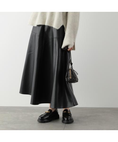 マリリンムーン MARILYN MOON MARILYN MOON スカート soft eco-leather circular skirt （49/D-BROWN） 49/D-BROWN