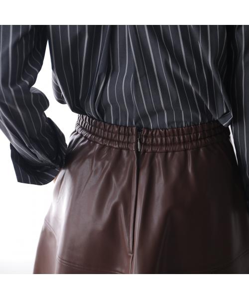 マリリンムーン MARILYN MOON MARILYN MOON スカート soft eco-leather circular skirt （49/D-BROWN） 49/D-BROWN