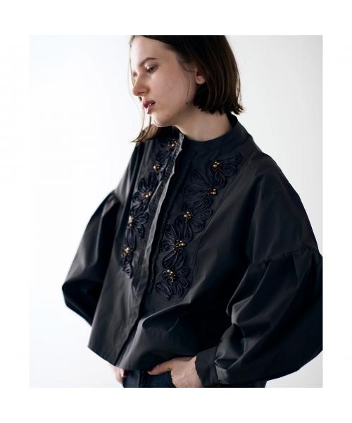 マリリンムーン MARILYN MOON MARILYN MOON SOI-MeME ブラウス code embroidery pearl blouse （06/O-WHITE） 06/O-WHITE
