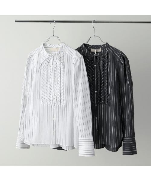 マリリンムーン MARILYN MOON MARILYN MOON ブラウス tuck frill strip blouse 4253-133 （05/WHITE） 05/WHITE