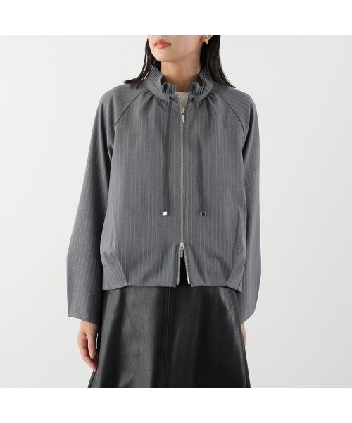 マリリンムーン MARILYN MOON MARILYN MOON ブルゾン warm pinstripe blouson 4253-136 （13/GRAY） 13/GRAY