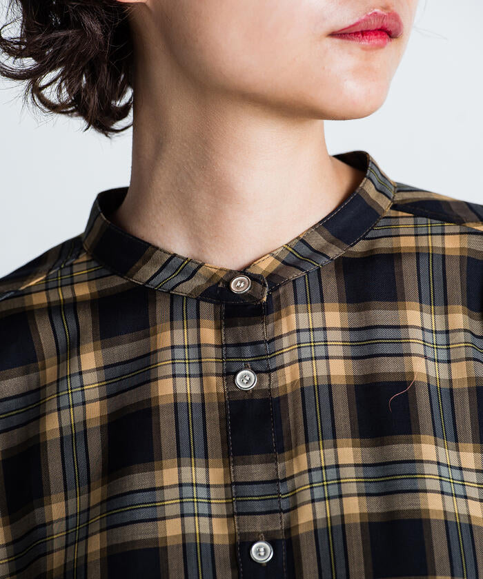 MAYSON GREY 【MAYSON GREY】 Cotton-Like Check Dress