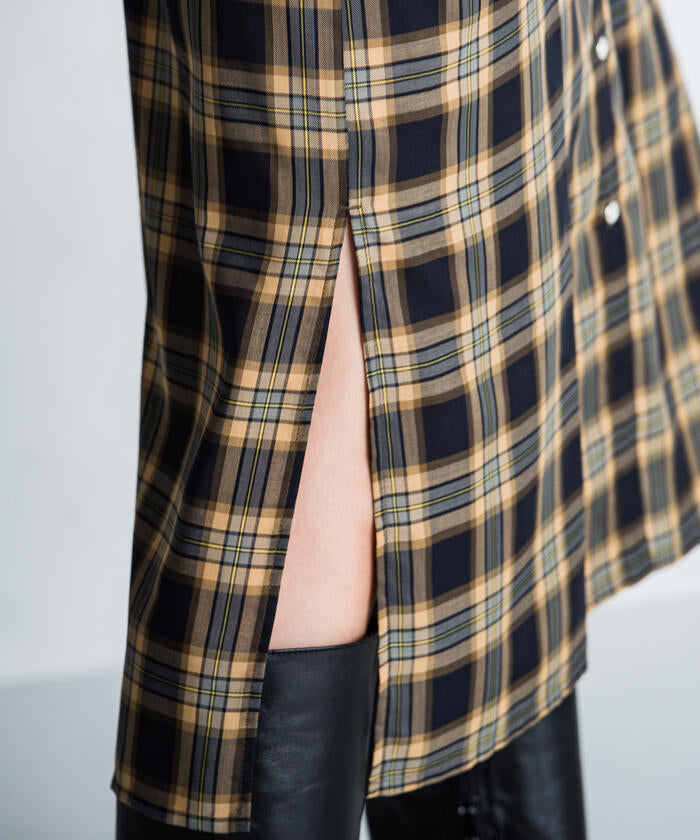 MAYSON GREY 【MAYSON GREY】 Cotton-Like Check Dress