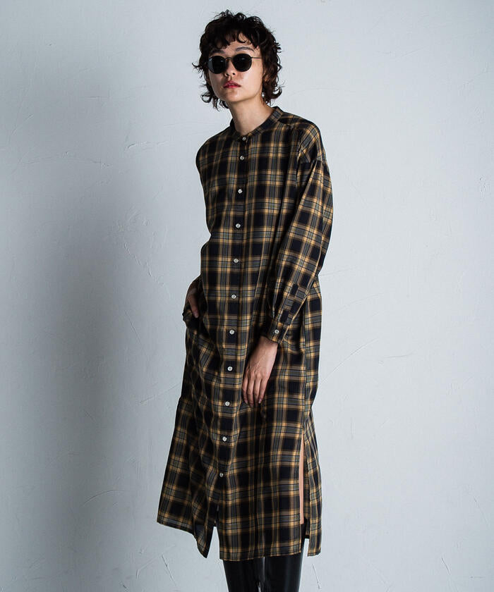 MAYSON GREY 【MAYSON GREY】 Cotton-Like Check Dress