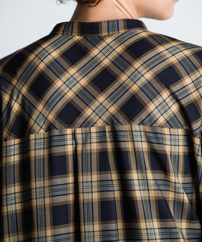 MAYSON GREY 【MAYSON GREY】 Cotton-Like Check Dress