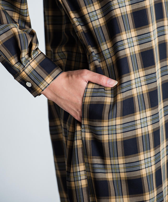 MAYSON GREY 【MAYSON GREY】 Cotton-Like Check Dress