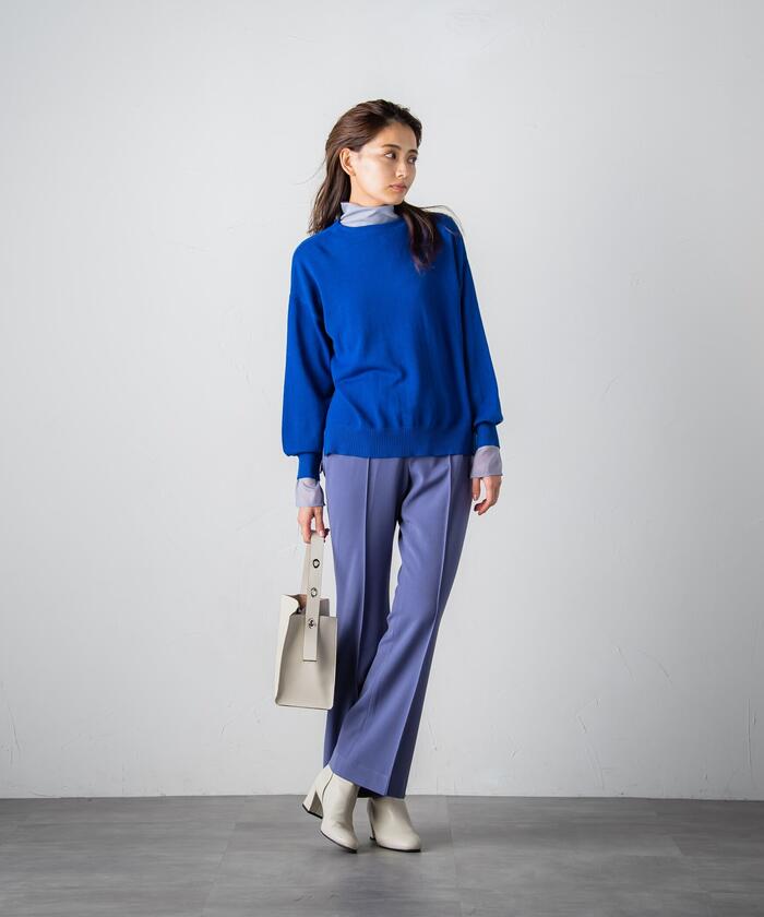 MAYSON GREY 【MAYSON GREY】 Center Line Flare Pants
