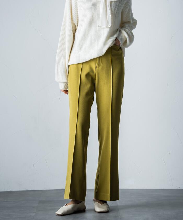 MAYSON GREY 【MAYSON GREY】 Center Line Flare Pants